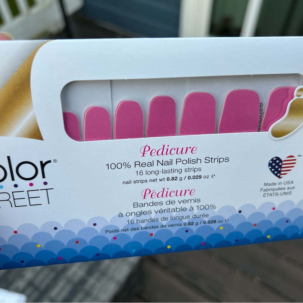 Pedicure Color Street Strawberry Sunrise
